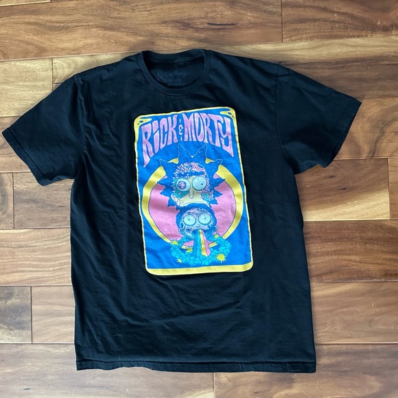 Rick & Morty Psychedelic Poster Tee size Large - Picture 1 of 2